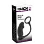 Black velvets ring + plug