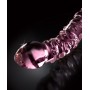 Стеклянный интимный стимулятор изогнутой формы PipeDream Icicles No.55, розовый