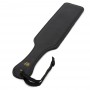 Черная шлепалка bound to you faux leather spanking paddle - 38,1 см.