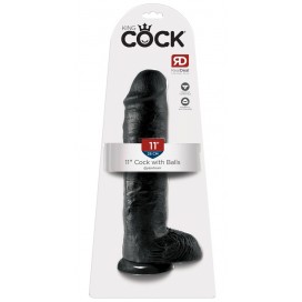 Kc 11" cock with balls dark