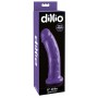 Dildo ar piesūcekni 21,6cm violets - Dillio