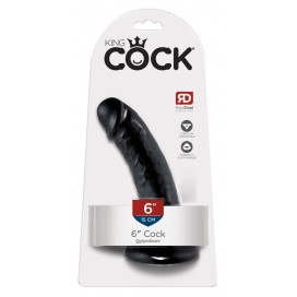 King cock 6" cock dark
