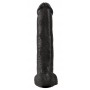 Фаллоимитатор-гигант на присоске King Cock 15 Cock with Balls, черный