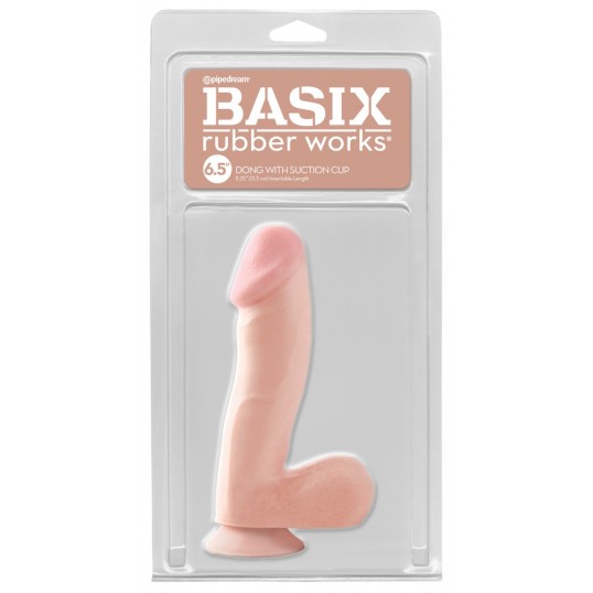 Dildo "Basix Rubber Works 6.5" (19x4cm)