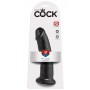 Чёрный фаллоимитатор 9" cock - 22,9 см.