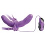 Ffe vibrating double strap-on
