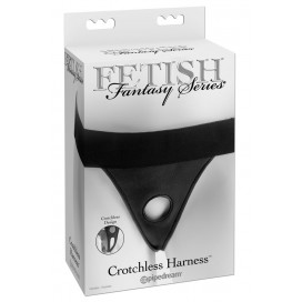 Ffs crotchless harness black