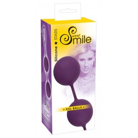 Vaginālās bumbiņas 4,5cm violētas sweet smile xxl