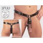 Men's thong harness+plug l/xl