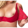 Сексуальное нижнее бельё эротическое bra set red 90d/xl