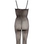 Эротическое бельё больших размеров net catsuit black size l/xl сексуальное