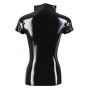 Latex shirt zip black 2xl