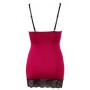 Mini kleita ar lentīšu sasējumu xl sarkana/melna cottelli collection lingerie
