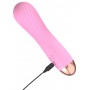 Mini vibrators ar stimulējošu tekstūru rozā - Cuties