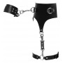 Leather suspender belt l/xl