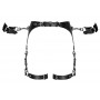 Leather suspender belt l/xl