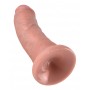 King cock 8 inch skin-coloured