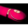Klasisks G-punkta vibrators ar divu slāņu silikonu rozā - Front row