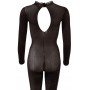 Catsuit with lace collar m/l