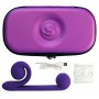 Vibrator with synchronised stimulation of the clitoris and the vagina Purple - Snail vibe