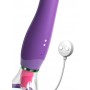 Vakuuma sūknis ar mēlīti un G-punkta vibrators 3in1 violets - Fantasy For Her
