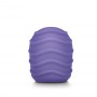Силиконовые текстурированные насадки для мини Le Wand, фиолетовый
