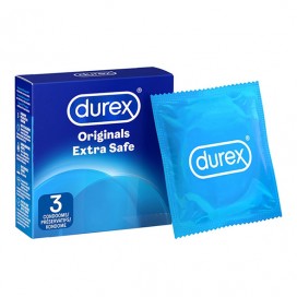 Durex - prezervatīvi Originals Extra Safe - 3 gab