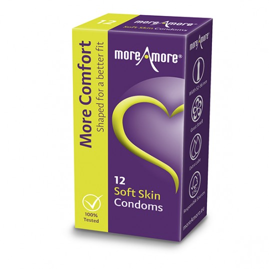 Moreamore - condom soft skin -12 pcs