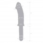 Glas - Realistic Double Ended Glass Dildo with Handle