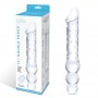 Glas - Double Ended Glass Dildo with Anal Beads