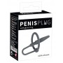 Penis plug with glans ring
