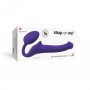 Strap-on-me - semi-realistic bendable strap-on purple s
