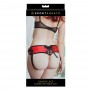Sportsheets - red lace corsette strap-on