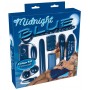 Набор для интимной стимуляции Midnight Blue Set 9 предметов, синий