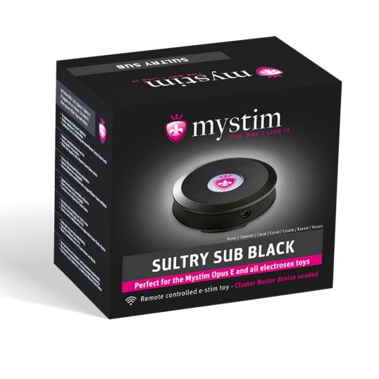 Приемник на 2 канала Mystim Sultry Subs, черный
