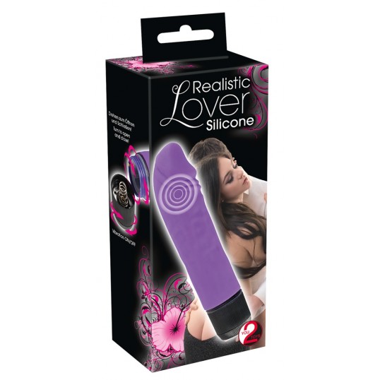 Вибратор Realistic Lover Vibrator, фиолетовый