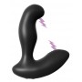 Черный массажер простаты electro stim prostate vibe с электростимуляцией - 13,3 см.