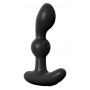 Чёрный вибромассажер простаты p-motion massager - 15,2 см.