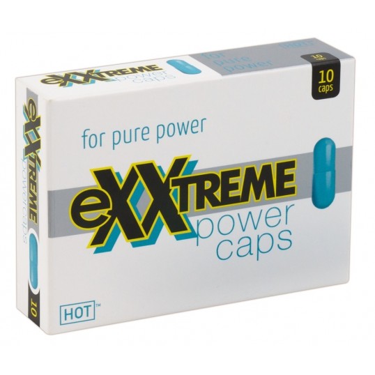 Kapsulas vīriešu dzimumtieksmes uzlabošanai 10 gab - Exxtreme - Hot