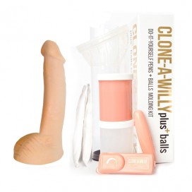 Clone-a-willy - kit including balls nude
