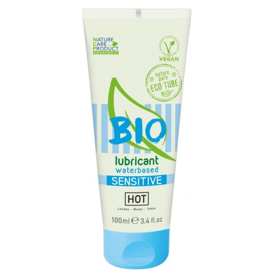 water-based lubricant sensitive - Hot bio 100 ml