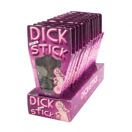 Šokolādes konfekte uz kociņa - Dick on a stick 