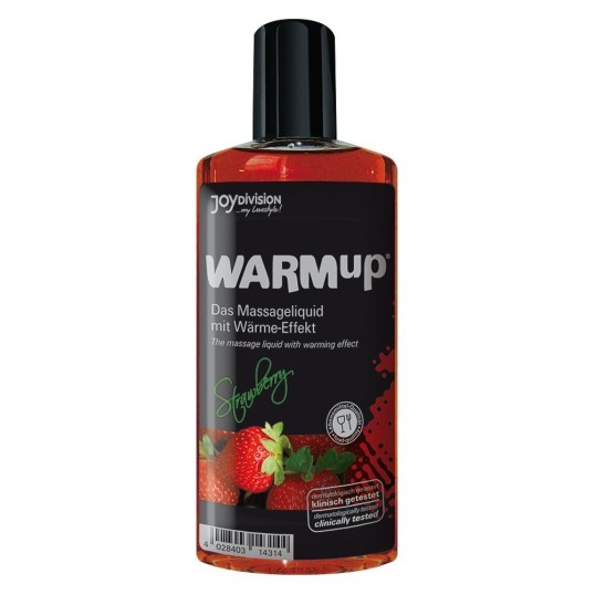 Massaažiõli "Warm up Strawberry" Joy Division 150 ml.