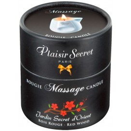 Massage candle red wood 80 ml