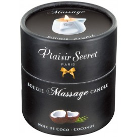 Plaisir secret - masāžas svece kokosriekstu - 80ml