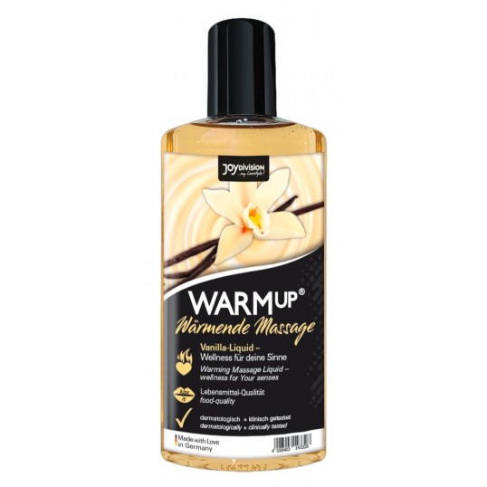 Warm-up massage oil - vanilla 150ml