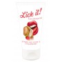Massage gel wine-strawberry flavour - Lick it! 50 ml