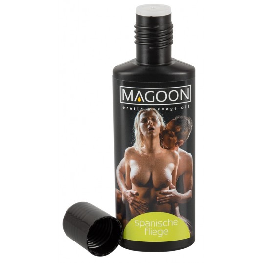Masāžas eļļa ar spāņu mušiņas aromātu 100ml - Magoon