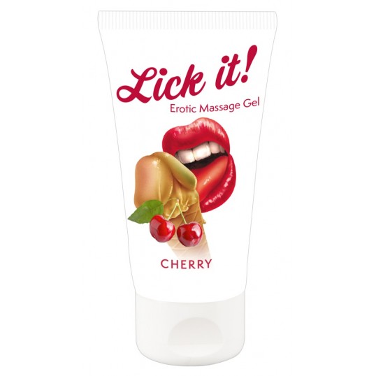 гель для массажа Lick it! wild cherry 50 ml