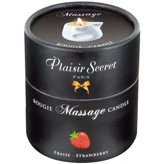 Plaisir Secret - Massage candle strawberry - 80ml